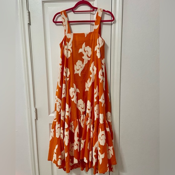 👗EXQUISE Anthropologie Phoebe Flounced Maxi Dress 👗 - Picture 5 of 8